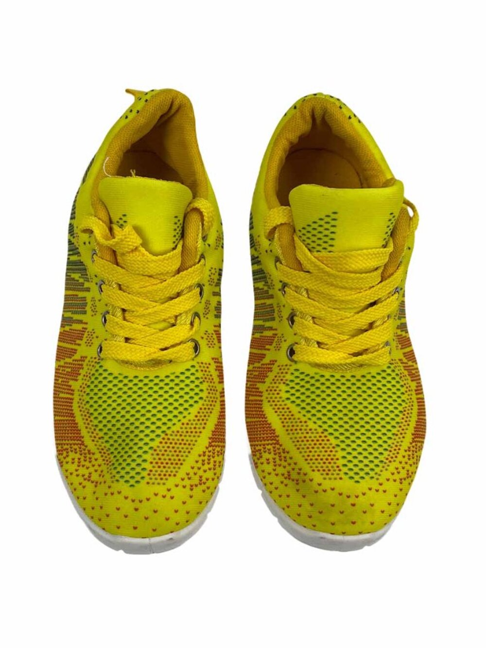 Via Pinky Collection Yellow Lace-Up Athletic Sneakers Size 5.5